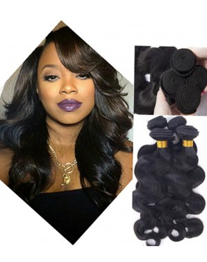 Chinese virgin 4 bundles body wave hair weaves