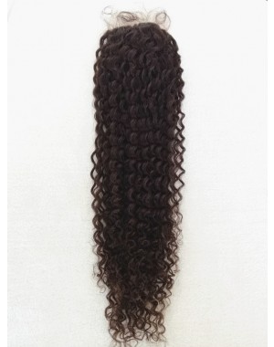 6mm curl silk base top closure