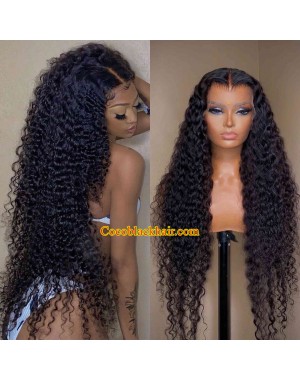 Keke-HD Lace 13x6 Wig big curly Brazilian hair glueless lace front Pre plucked hairline