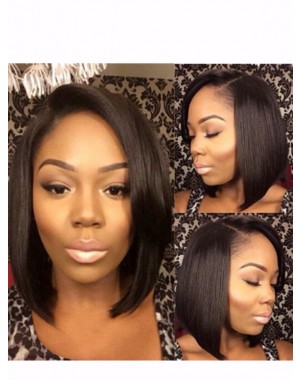 Belle-Indian virgin Bob short hair full lace wig