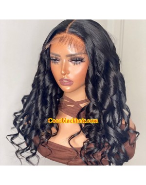 Angela 40-5x5 HD lace closure wig Body Curls Brazilian virgin human hair pre plucked