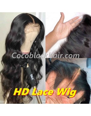 Clover-HD Lace 13x6 Wig Body Wave Pre plucked Brazilian virgin human hair 