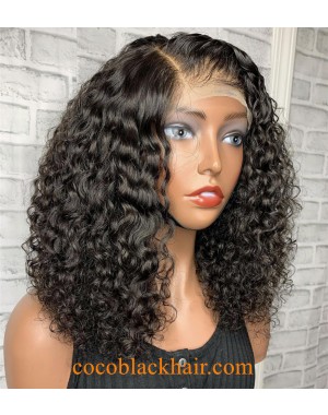 Emily64- bomb Deep wave pre plucked Brazilian virgin 360 wig