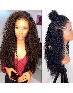 Nilda-Brazilian virgin exotic curly lace front wig