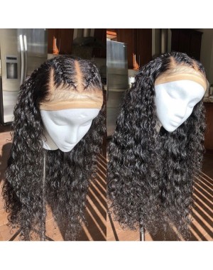 Eric-Brazilian virgin pre plucked deep curly full lace wig