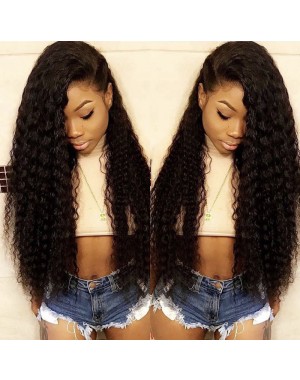 Emily22-Brazilian virgin deep wave 360 lace frontal wig 