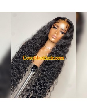 Lucy10-Wear Go Wig Virgin Human Hair Pre Cut HD Lace Wig deep wave
