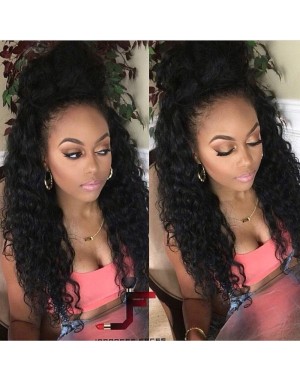 Ella- Chinese virgin Deep curl full lace wig 