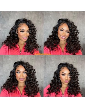 Emily33-Brazilian virgin natural wave 360 frontal wig 