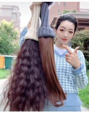 Mila-Hat hair fashion long hair for Autumn Winter whole head cover type