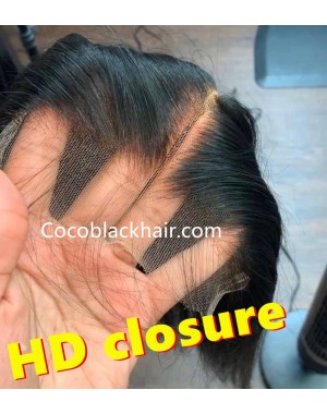 HD Lace Closure transparent invisible lace 