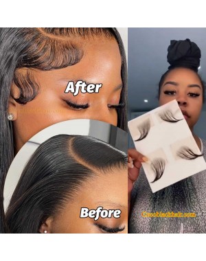 HD lace baby hairs 100% human hair 