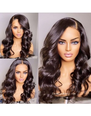 Nova 08-Loose wave Brazilian virgin 13x6 wig glueless lace front Pre plucked hairline