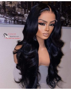 Julie-Pre plucked skin melt HD Lace 13x6 lace Wig Brazilian virgin human hair 