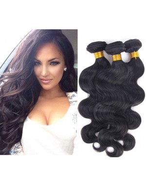 Malaysian virgin 3 bundles body wave hair weaves