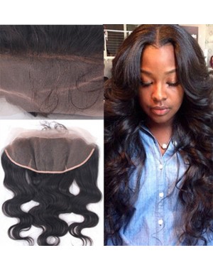 Malaysian virgin body wave lace frontal