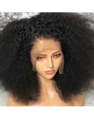 Emily66-Pre plucked Brazilian virgin tight full curly 360 wig 