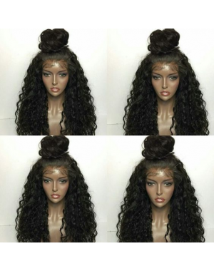 Bongo- Brazilian virgin water wave full lace wig