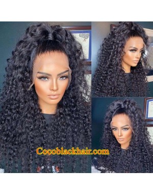 Nova 11-Water wave 13x6 wig glueless lace front Pre plucked hairline Brazilian virgin human hair