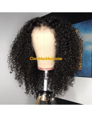 Emily57-Pre plucked Brazilian virgin wet curly 360 wig