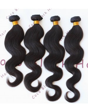 Brazilian virgin 4 bundles yaki body wave hair extensions