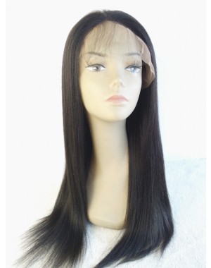 Nora-Yaki straight glueless lace front wig