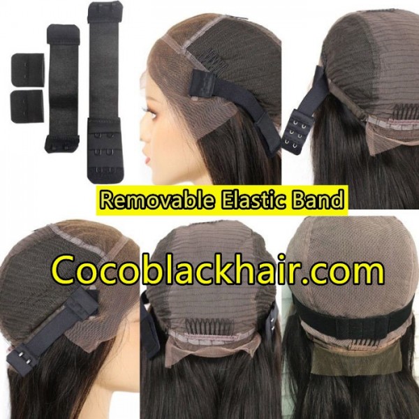 Removable elastic band for wigs clearance