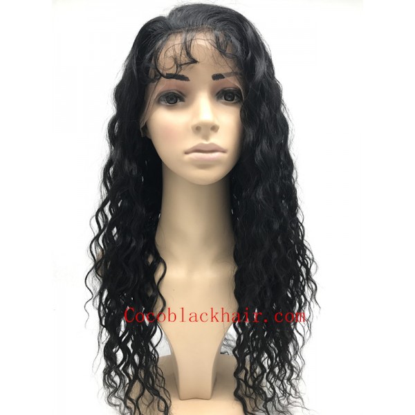 Joyce Brazilian Virgin Wet Wavy Full Human Hair Lace Wig Wigs For