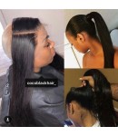 Brazilian Virgin silky straight 360 lace frontal 