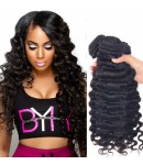 Brazilian virgin 4 bundles deep wave hair weaves