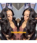 Angela 03-5x5 HD lace closure wig Body Wave 10A grade Brazilian virgin human hair 