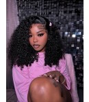 Grace-Malaysian virgin Kinky curly full lace wig