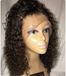 Emily28-Brazilian virgin African curly 360 lace wig 