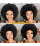 Boss-Classy Afro Curls Full Lace Wig Top Quality Raw Virgin Human hair 