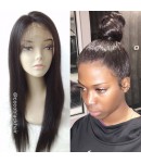 Allie-Indian Remy Natural Straight Full Lace Wig