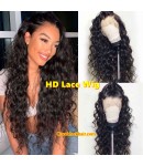 Aisha-HD Lace 13x6 Wig Beachy Wave Brazilian human hair glueless lace front wig Pre plucked