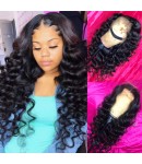 Emily38-Pre plucked Brazilian virgin beyonce wave 360 wig 