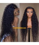 Keke-HD Lace 13x6 Wig big curly Brazilian hair glueless lace front Pre plucked hairline