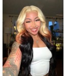 Angela 58-Blonde ombre 5x5 HD lace closure wig virgin human hair 