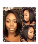 Belle-Indian virgin Bob short hair full lace wig