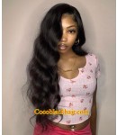 Char-Brazilian virgin body wave full lace wig