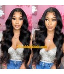 Lucy12-Wear and Go Wig Virgin Human Hair Pre Cut HD Lace Wig body wave