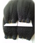 Brazilian virgin Italian Yaki 4 bundles hair wefts