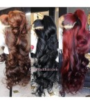 Angela 18-5x5 HD lace closure wig loose wave 10A grade Brazilian virgin human hair