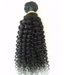 virgin hair curly machine weft