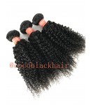 Brazilian virgin 3 bundles curly hair weaves