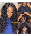 Jazz-V part wig Brazilian virgin deep curl Quick & Easy Affordable Wig