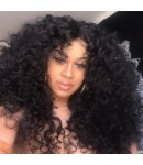Emily45-Pre plucked glamorous curl 360 wig Brazilian virgin