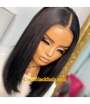 Lucy02-Wear and Go Wig Virgin Human Hair Pre Cut HD Lace Wig Bob Style