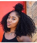 Grace-Malaysian virgin Kinky curly full lace wig